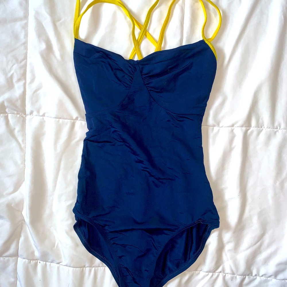 Blue leotard